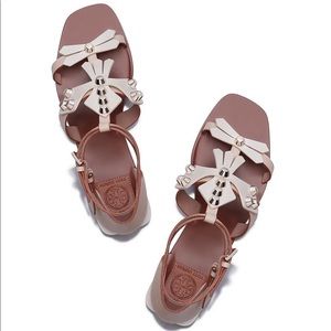 Tory Burch Aurora Ankle Strap Studded Sandals 6.5